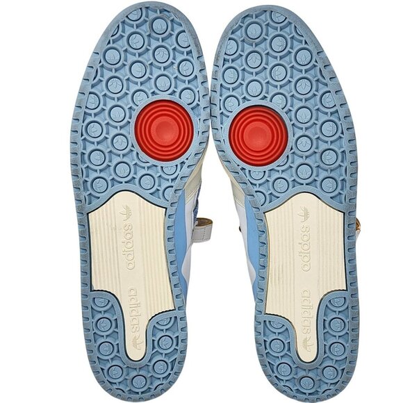 Adidas Forum 84 Low Retro Sneakers White & Blue Leather Men's 17 - Picture 8 of 11